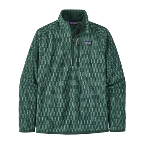 Patagonia Men's Better Sweater 1/4 Zip - Pine Knit: Northern Green